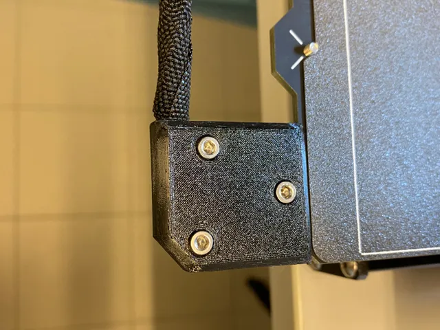 MK52 heatbed angled cable cover