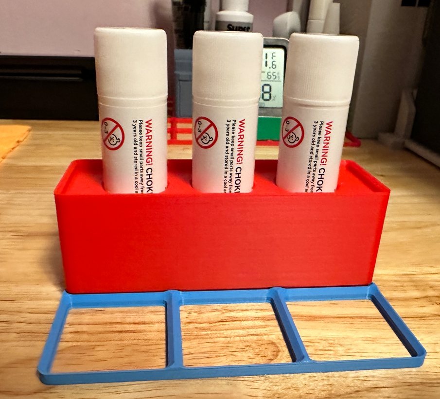 Grdfinity Bambu Glue Stick 1x3 Bin