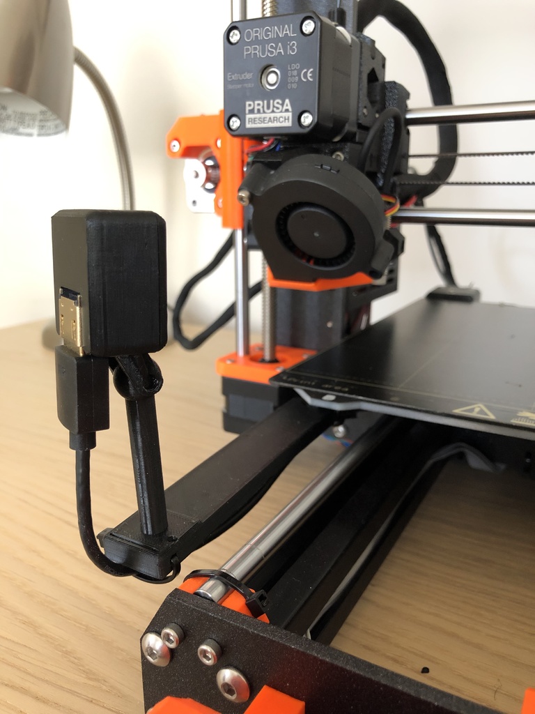 Housing for Raspberry Pi Camera with ribbon to HDMI adapter by PeterV ...