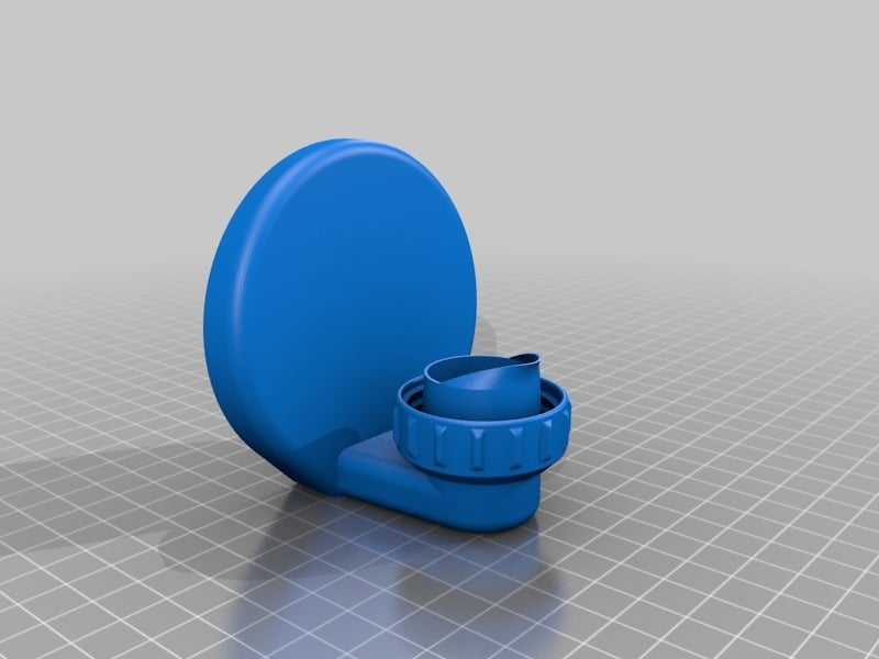 Laundry Detergent Cup Drain remodeled by PeterV Download free STL