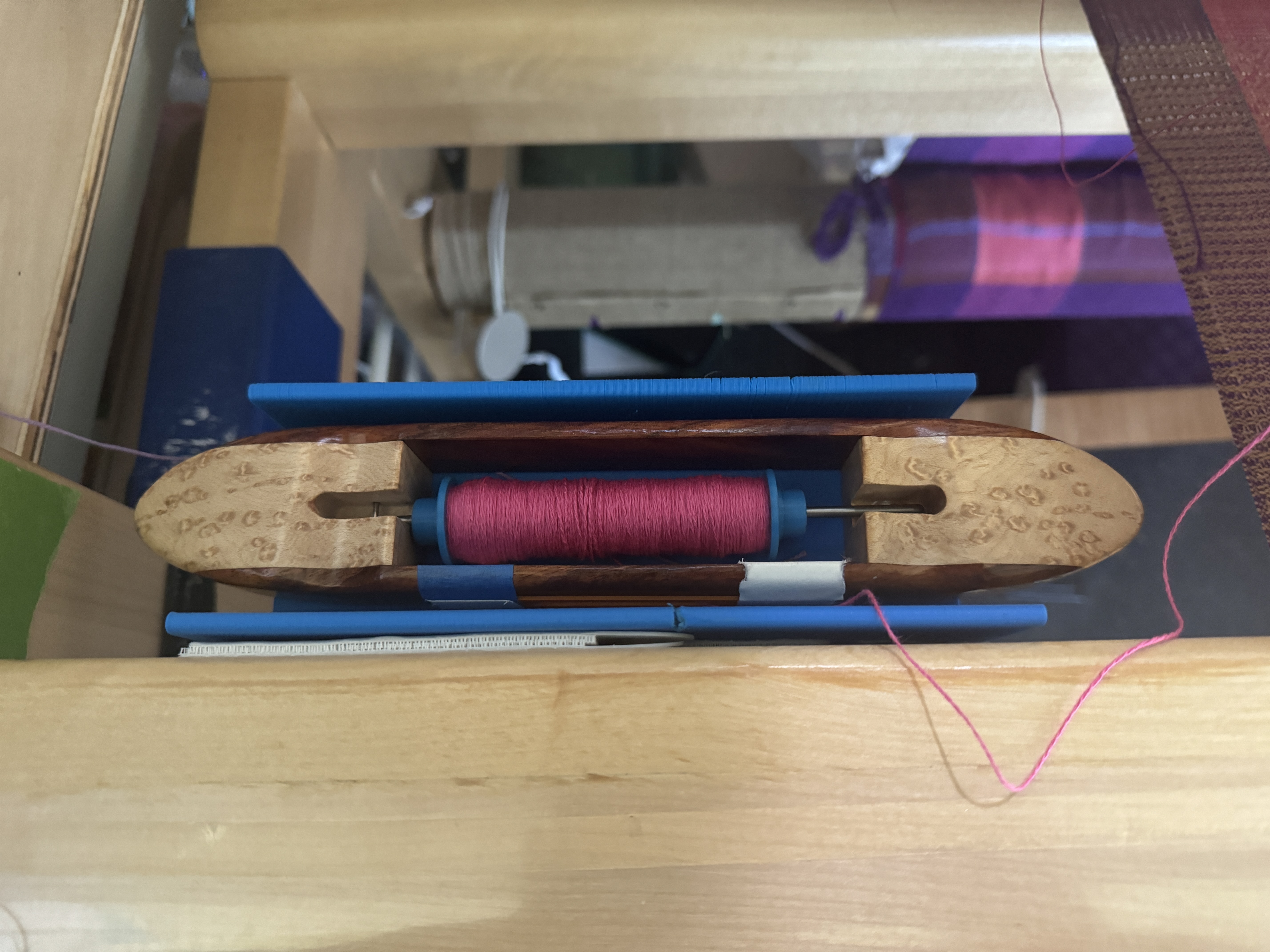 Weaving Shuttle Shelf