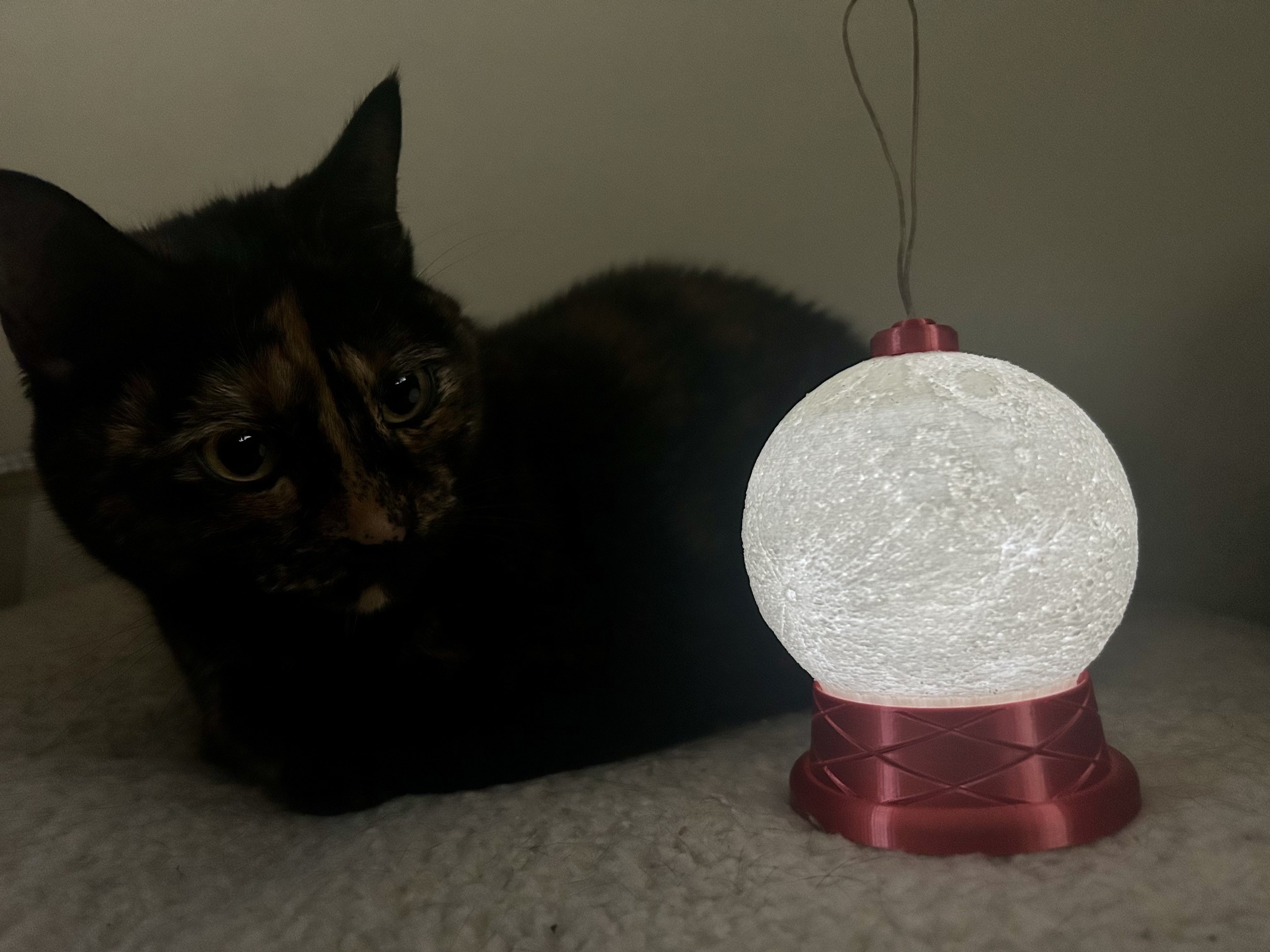Lithophane Snow Globe Ornaments