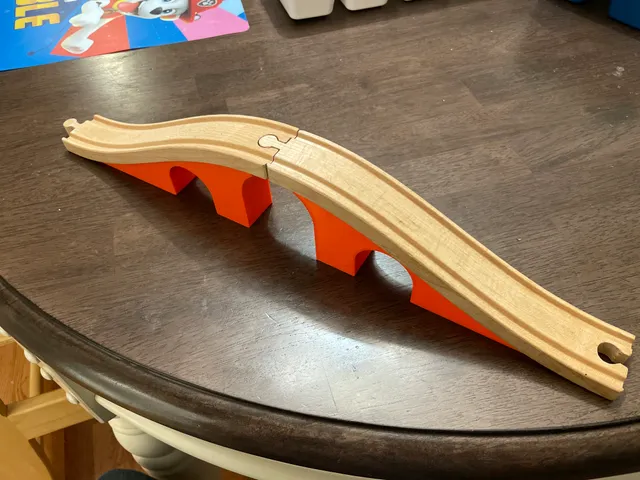 Ikea Train Bridge Support - Angled Rails