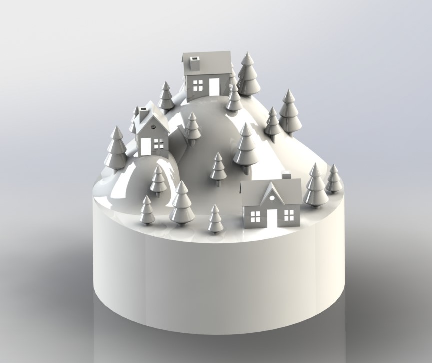 Tiny Winter Village Lantern — miniatura 3