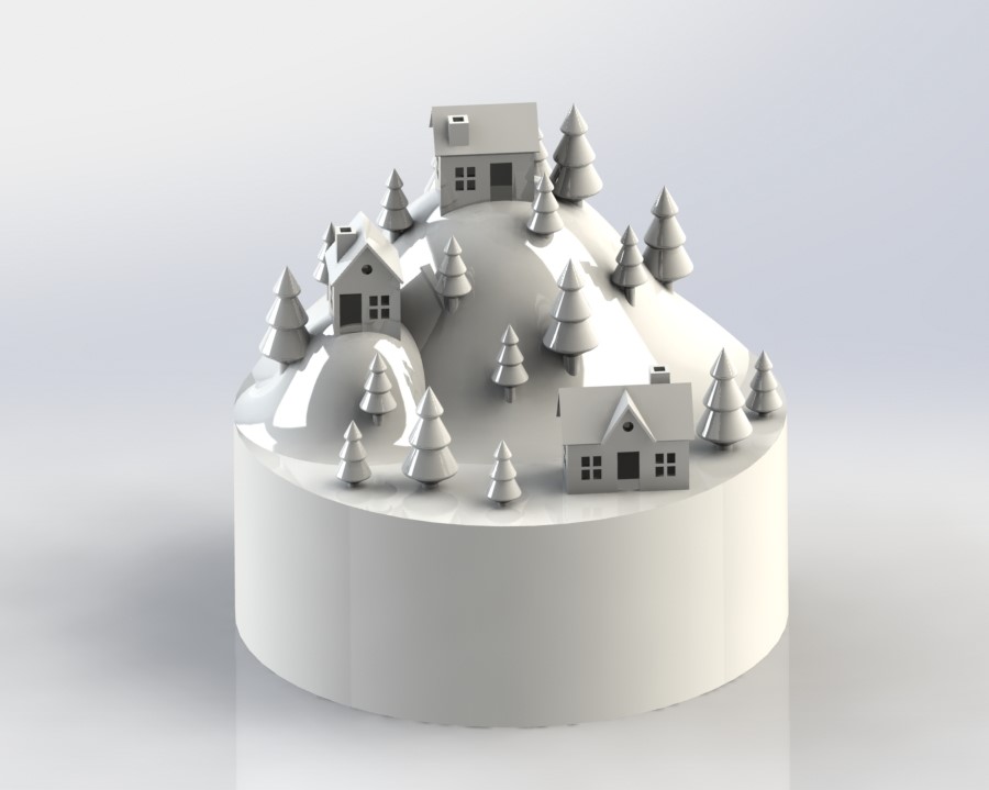Tiny Winter Village Lantern — miniatura 4
