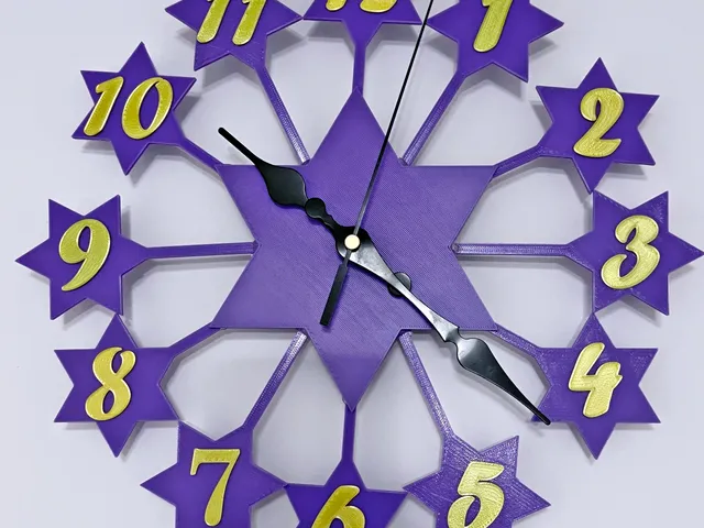 STAR WALL CLOCK