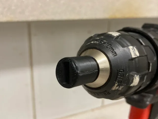 Porlex coffee grinder drill adapter 1/4" (6.3mm) shaft