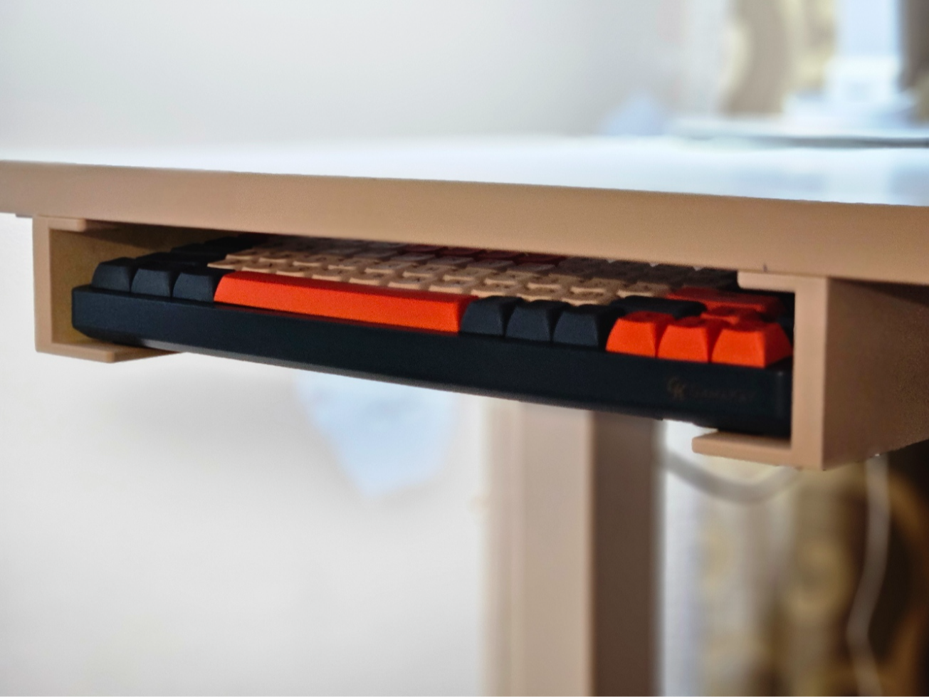 Under table keyboard mount