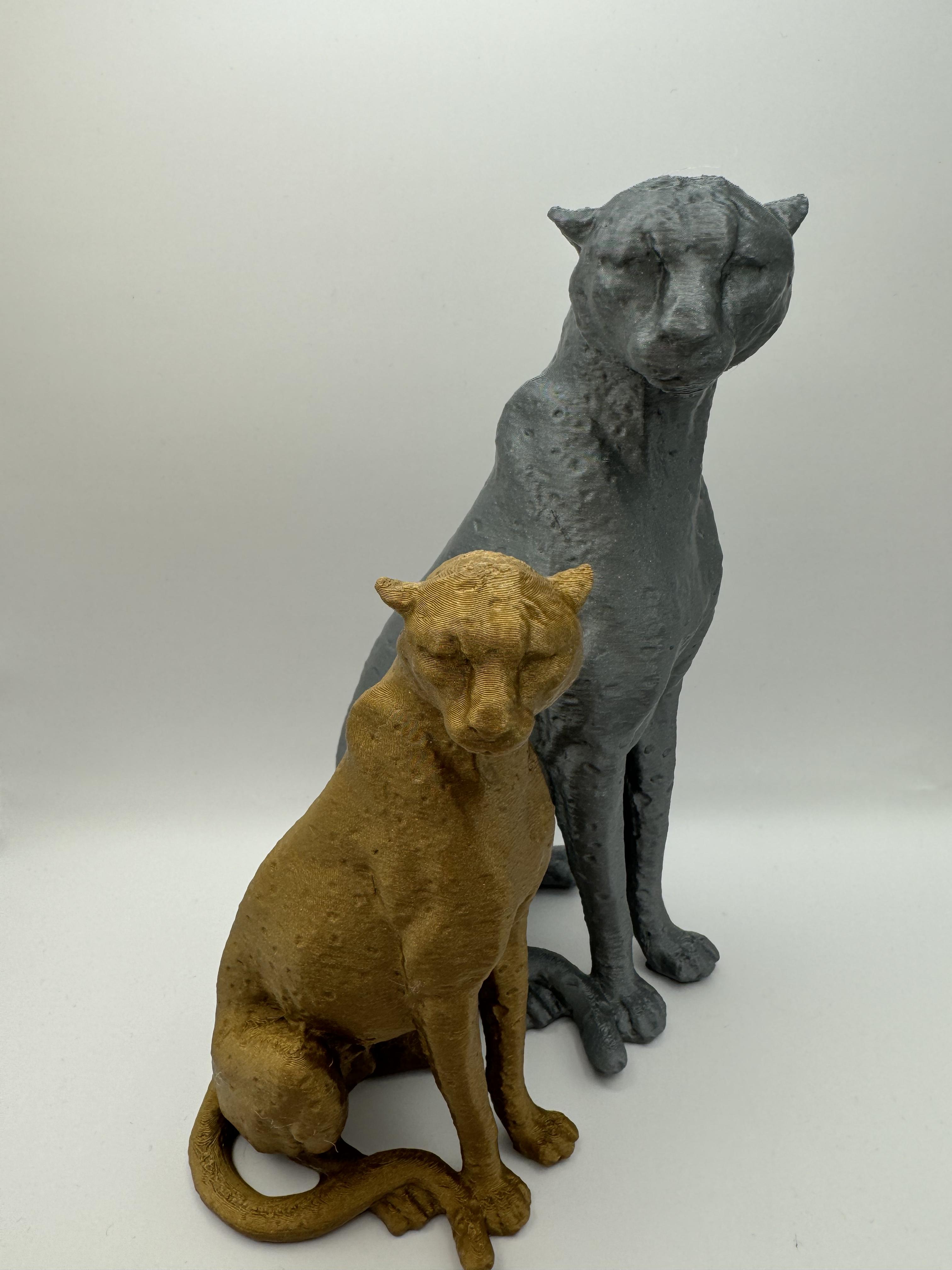 Cheetah Sitting Figure