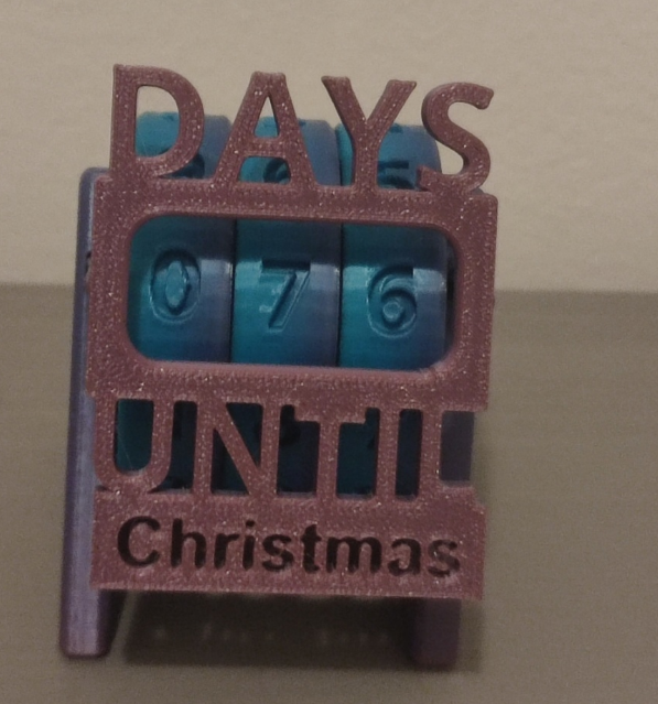 Days until Christmas counter