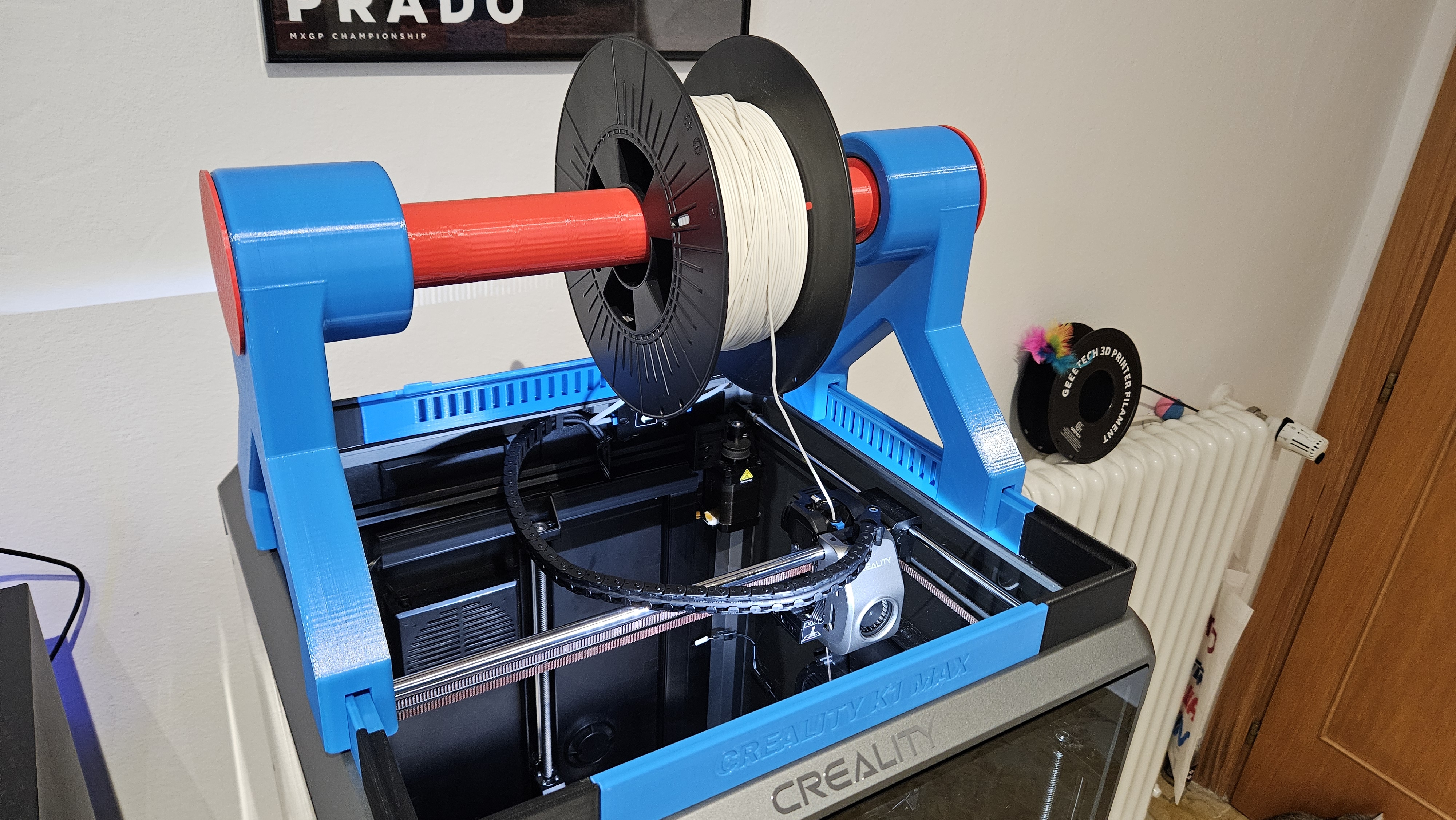 Creality K1 Max Top Spool Holder for TPU Printing