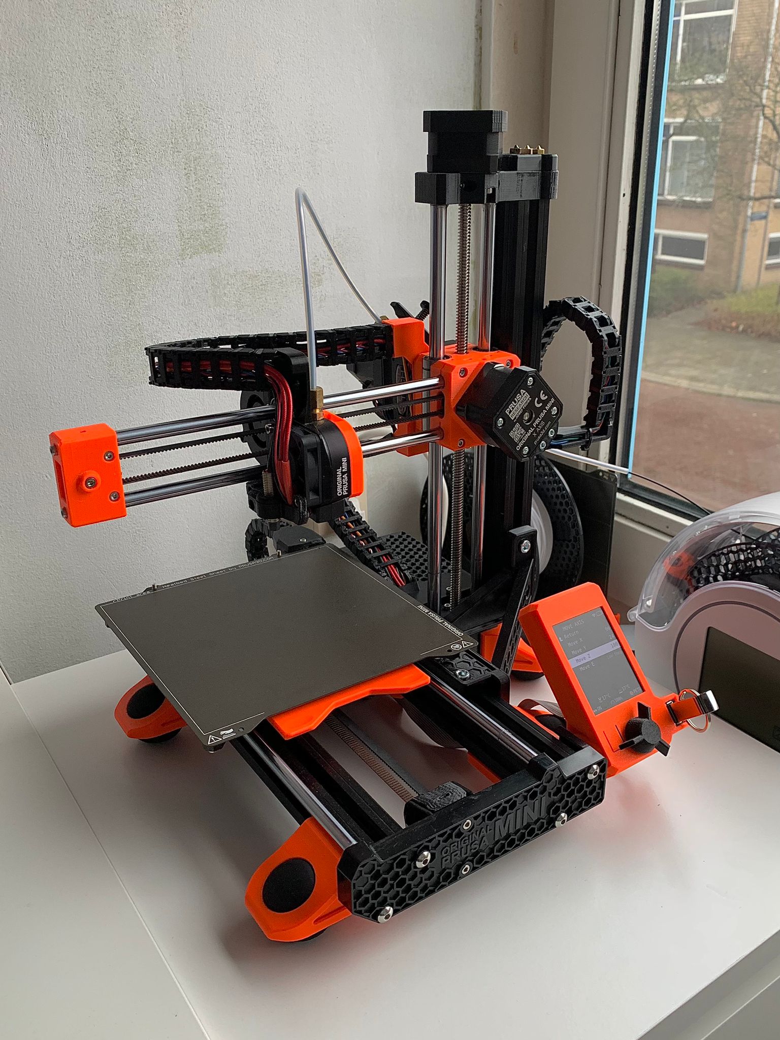 Prusa MINI/MINI+ Cable Chains and Mounts for all Axis 3D model thumbnail