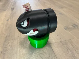 Banzai Bill piggy bank red insert remix
