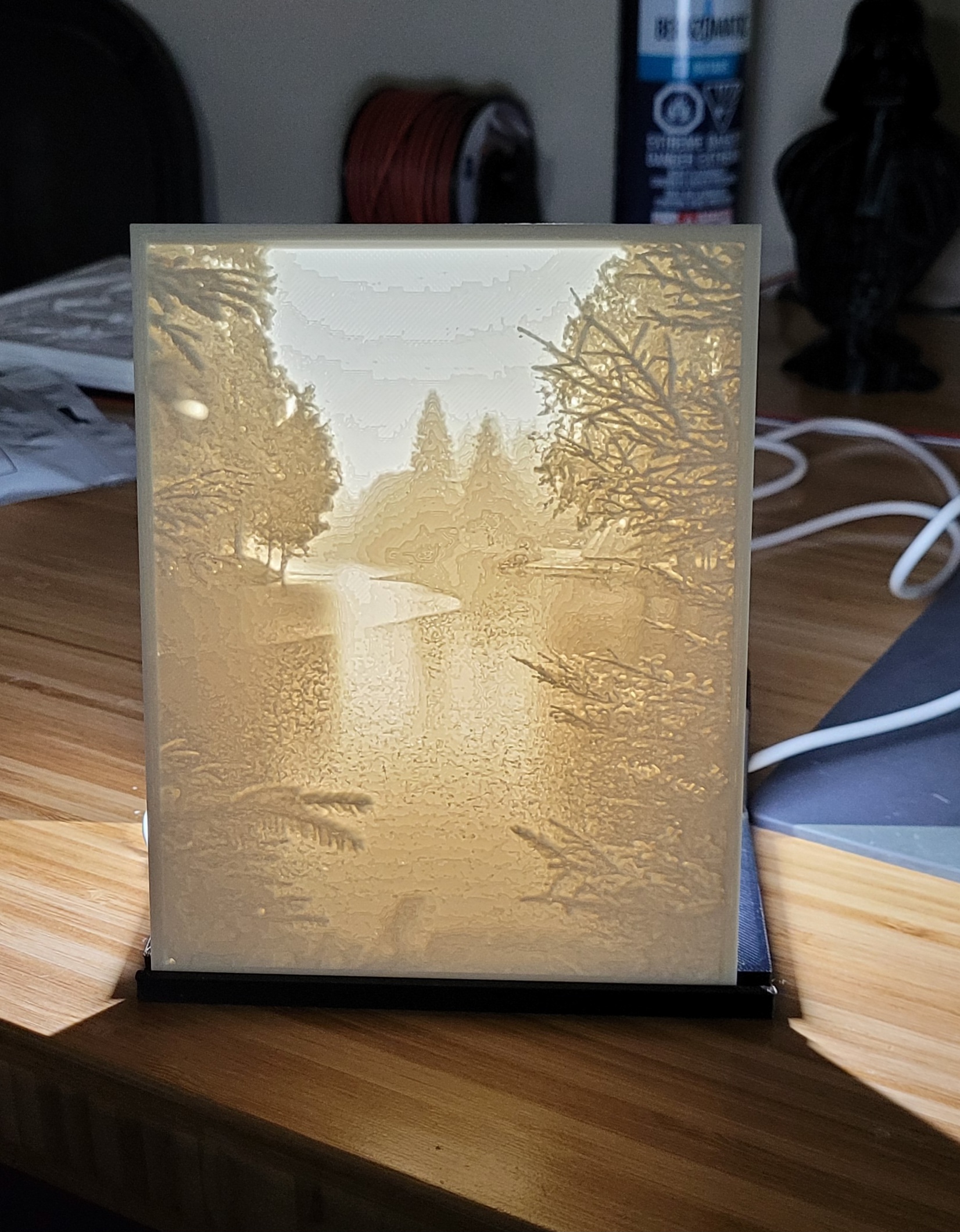 Lithophane Holder With LED Cob Strip By Sixpack99 Download Free STL lithophane-holder-with-led-cob-strip-by-sixpack99-download-free-stl