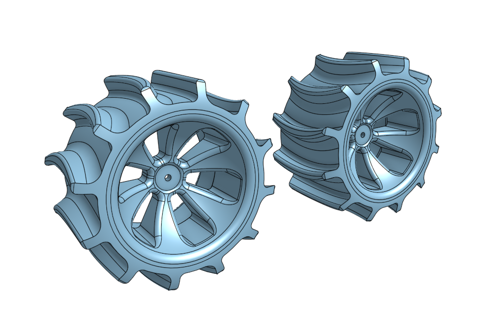 Rc paddle wheels