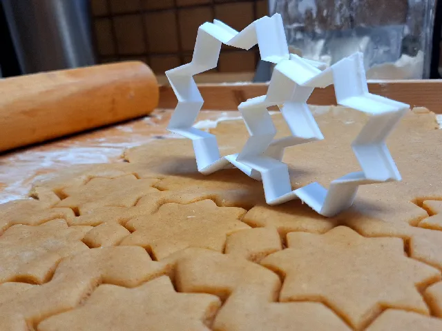 Gebäck-Ausstecher, 8er Stern (die wirklich funktionieren) / Cookie cutter (which really work)