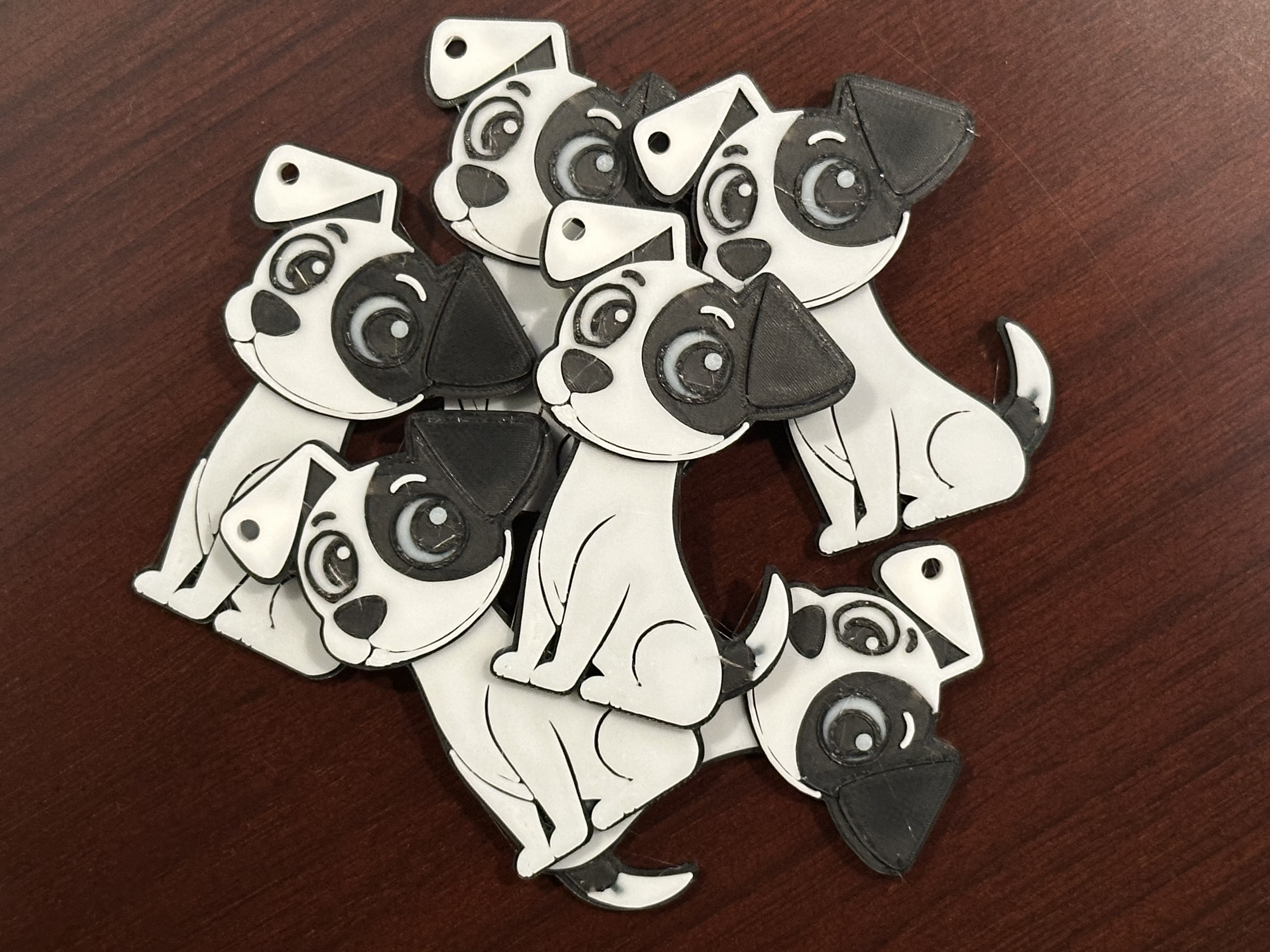 Jack Russel Dog Keychain
