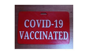 covid-19 vaccinated badge