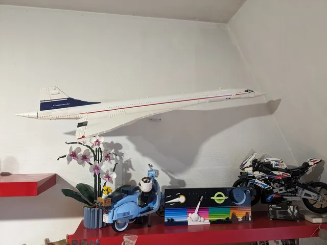 Lego Concorde Wall mount