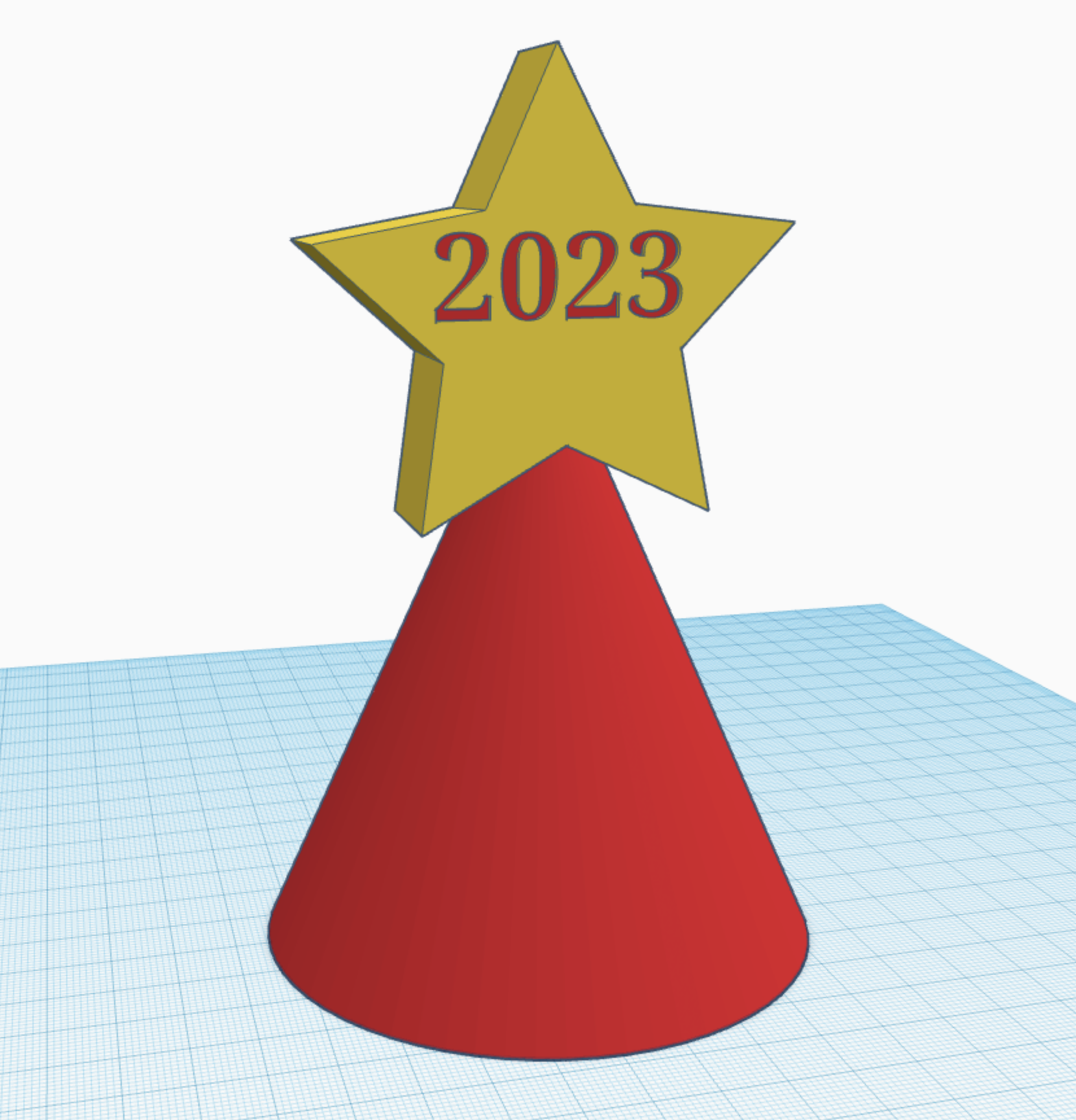 3 Min Christmas Design Challenge Tree Topper New Contest! by Bowieinc, Download  free STL model