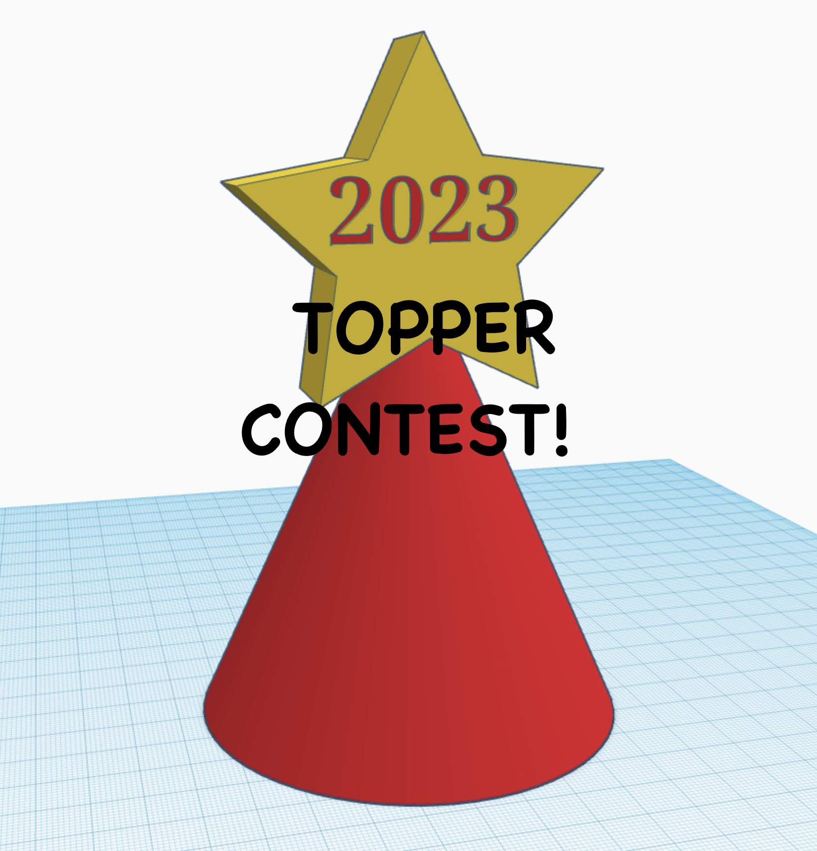 3 Min Christmas Design Challenge Tree Topper New Contest!
