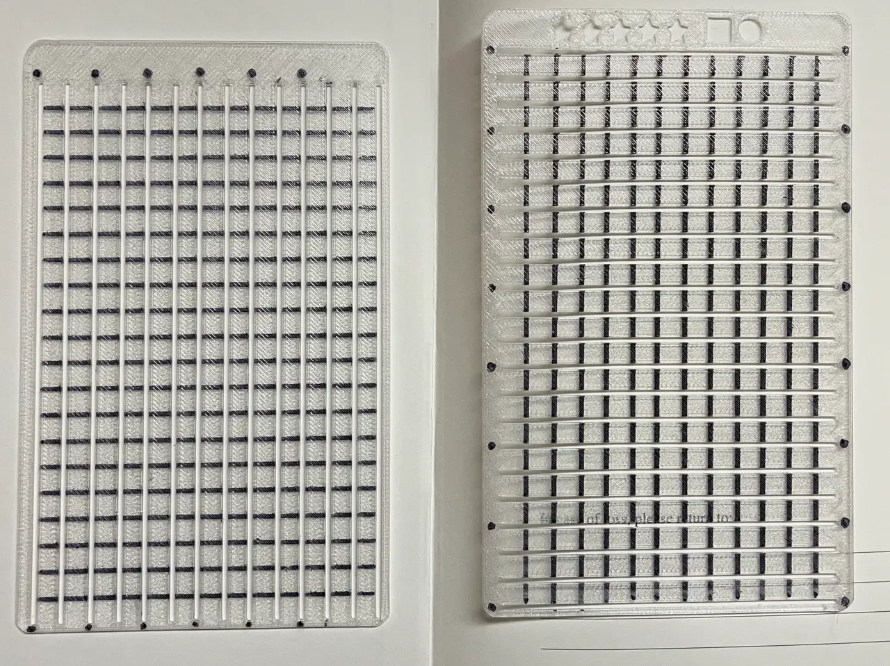 5mm Line Journal Stencils for small craft notebooks by Laura Moncur ...