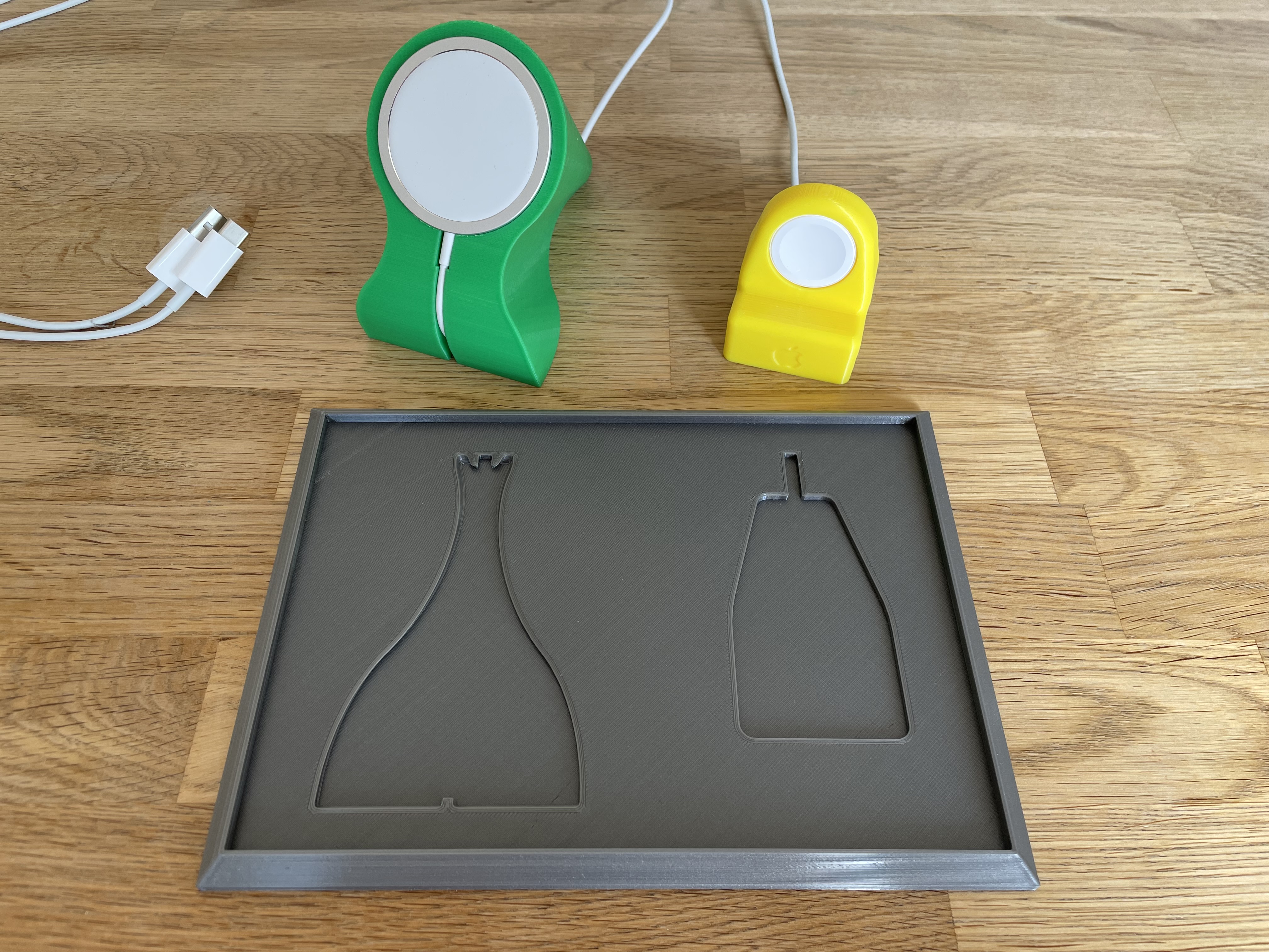 Charging Station | iPhone Dock | Apple Watch Dock | Desk Organizer