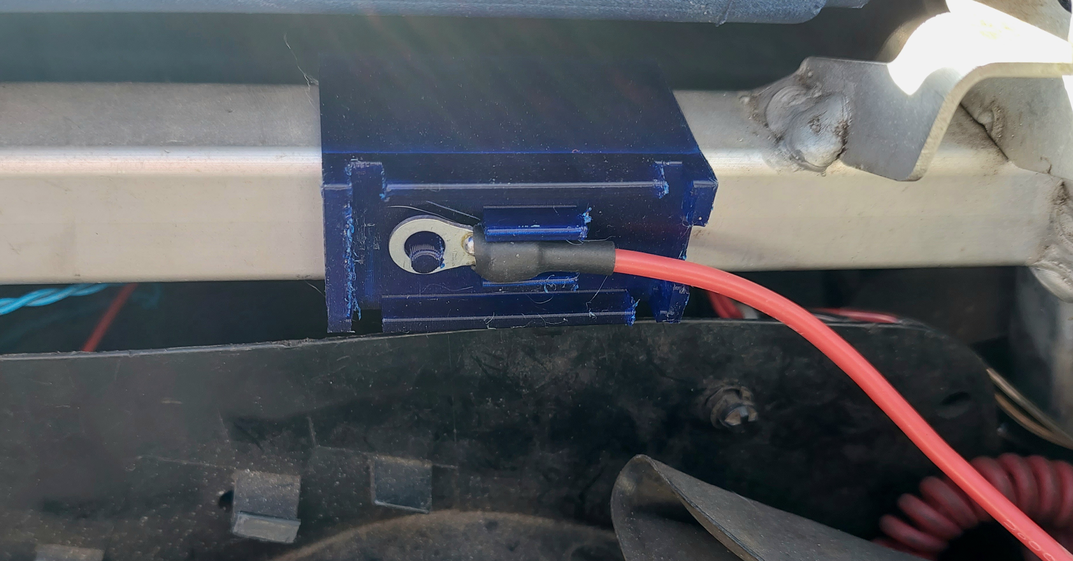 Motorcycle battery terminal relocation. by Gixxer Download free STL