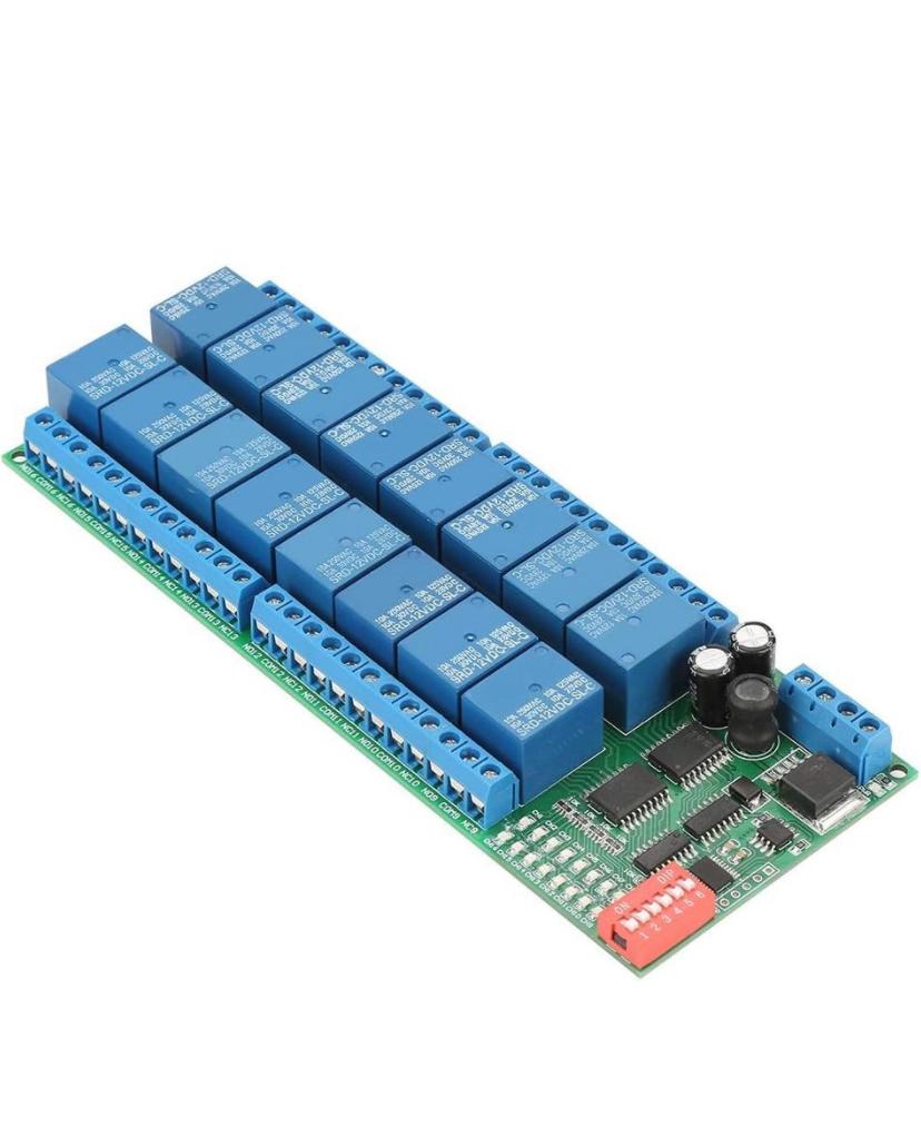 Stand/ Bracket/ Mount PBC Relè Control 16 channel RS485