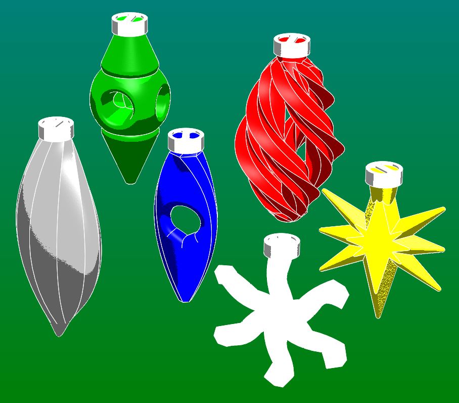 Holiday Tree Ornaments By Oldegregg Download Free Stl Model 4255