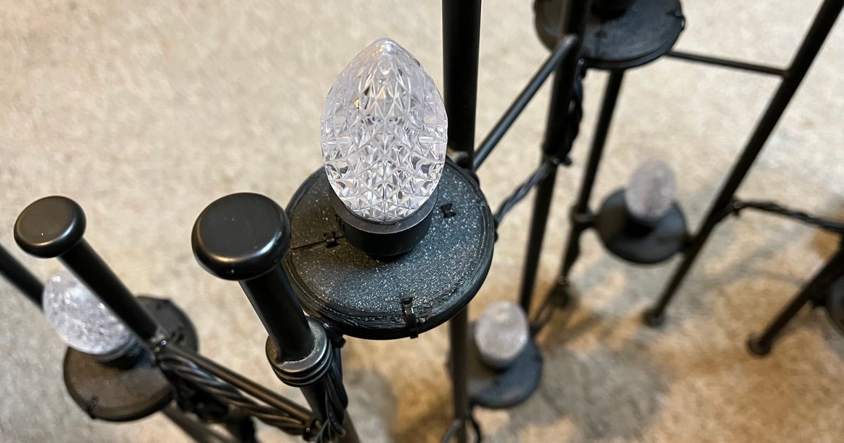 Candelabra Insert by Laura Moncur Download free STL model