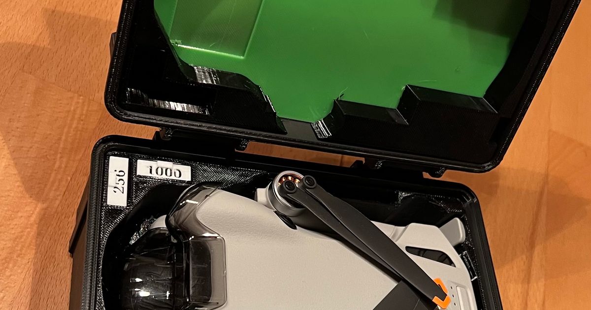 DJI Mini 4 Pro Rugged Box and Insert par JJ Sauer | Téléchargez ...