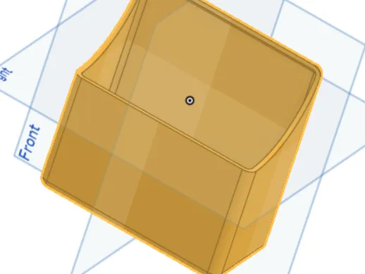 Box with a hole