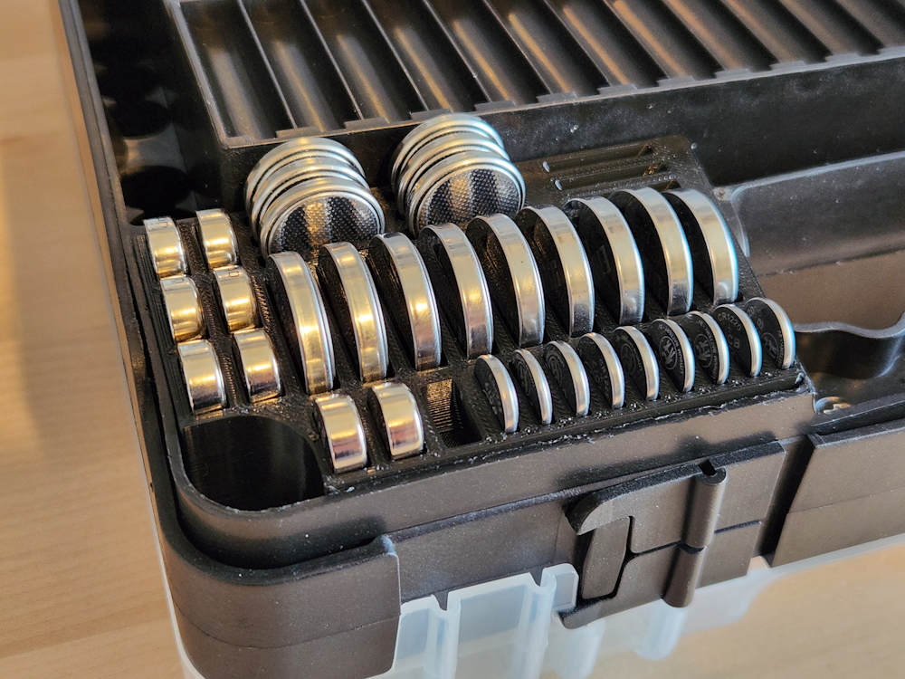 TZY Coin Cell Battery Organizer by RetroModder | Download free STL ...