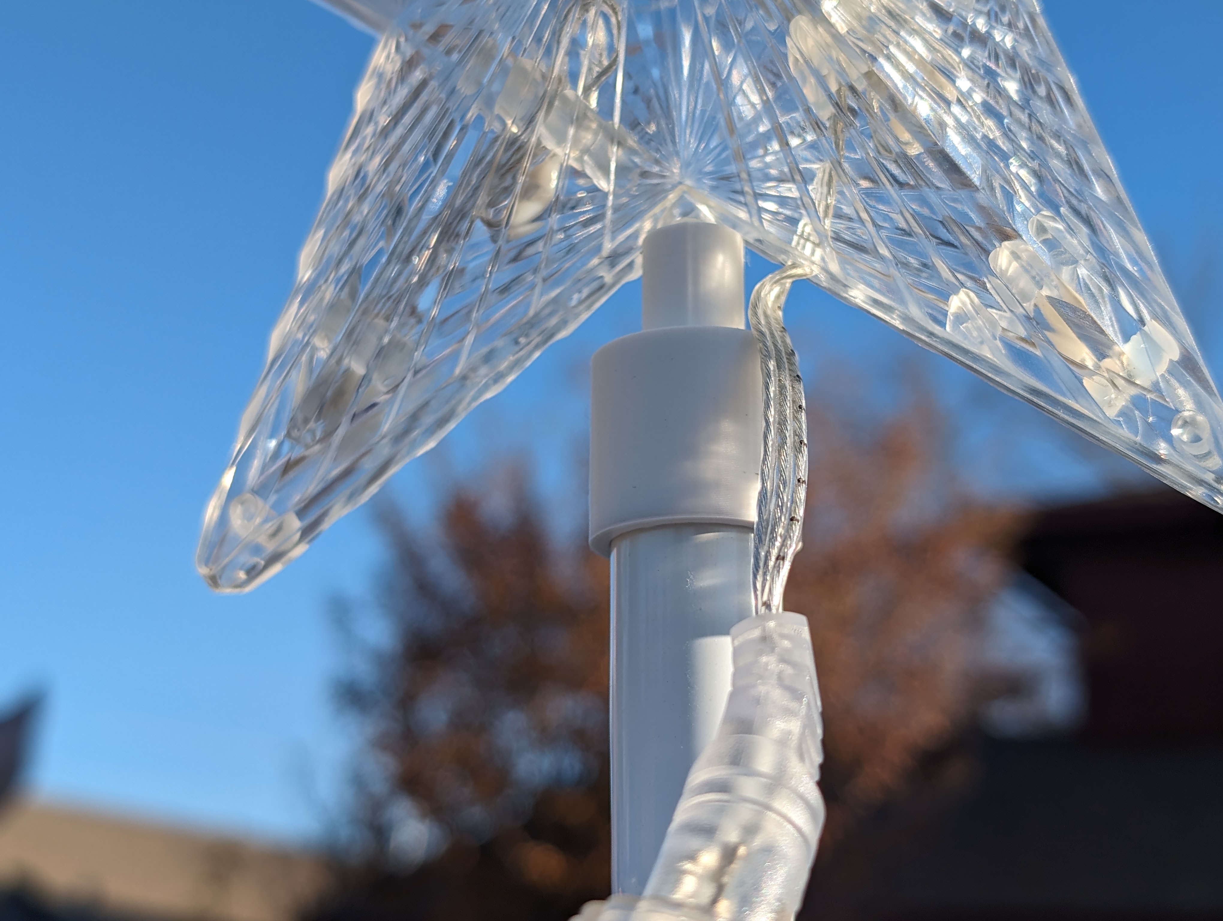 star holder replacement for GE LED tree from lowes.