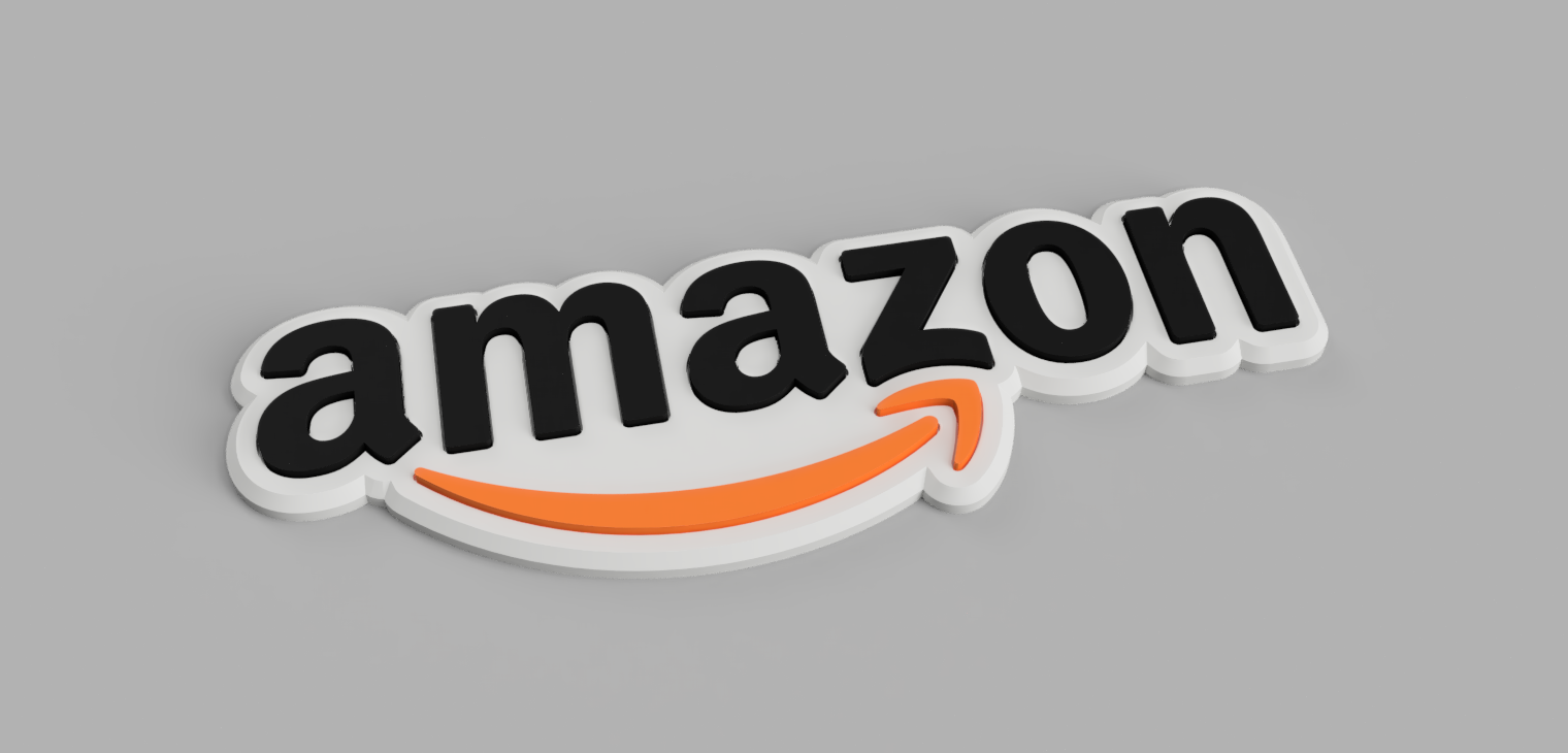 AMAZON Logo (2000) by chochi3D | Download free STL model | Printables.com