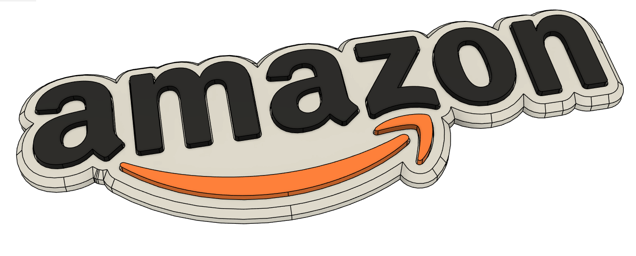 AMAZON Logo (2000) by chochi3D | Download free STL model | Printables.com