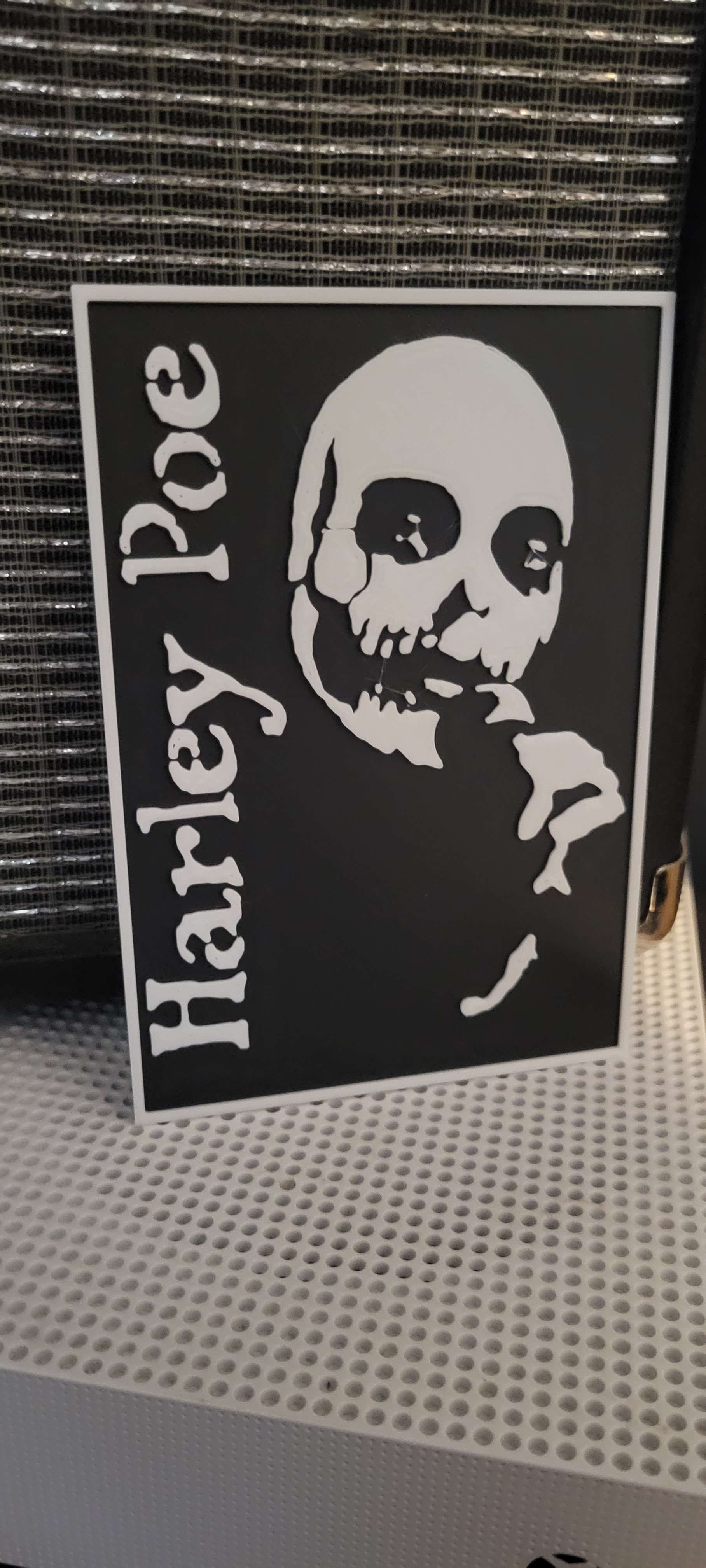 Harley Poe wall art decal