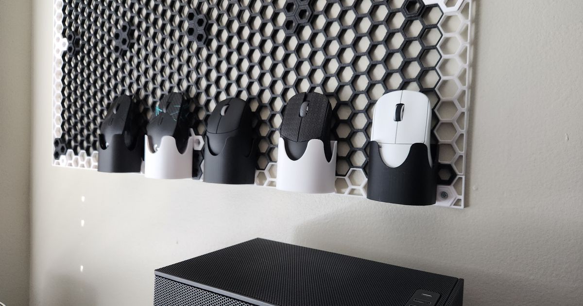 HSW Computer Mouse House with hex plug by Chance Download free STL