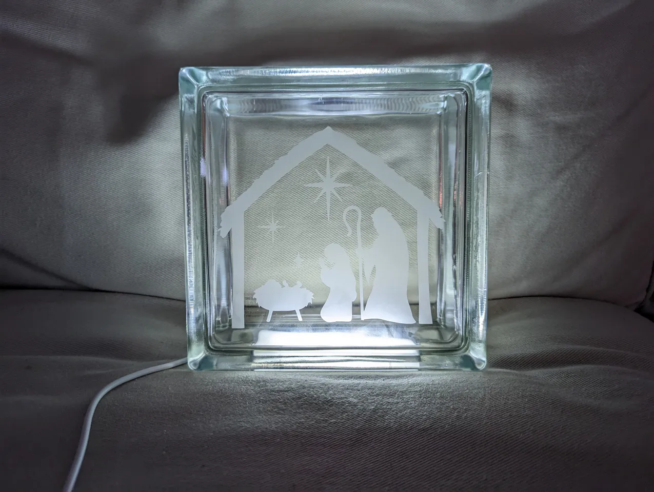 Glass Block LED Light Insert by Brett Hampton | Download free STL model |  Printables.com, image size:1275x960