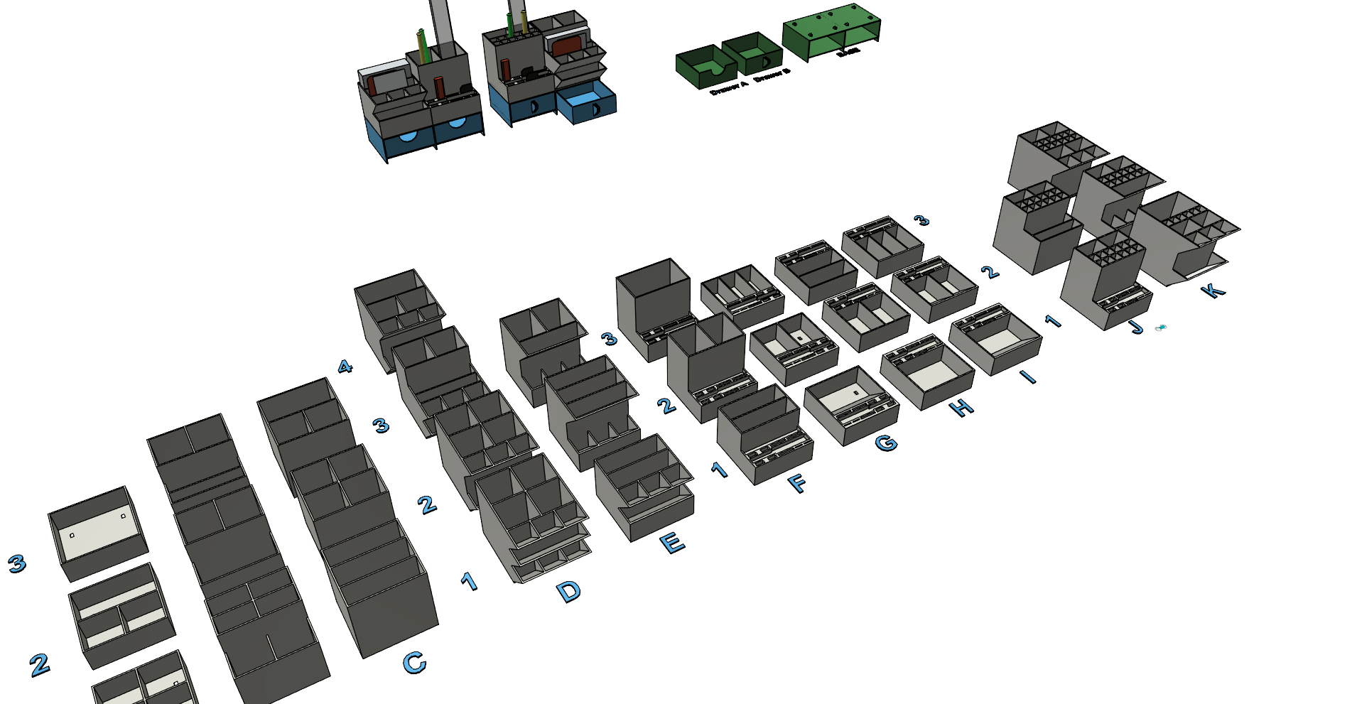 Organizer Organizers Rebuildable By Redzc Download Free Stl Model