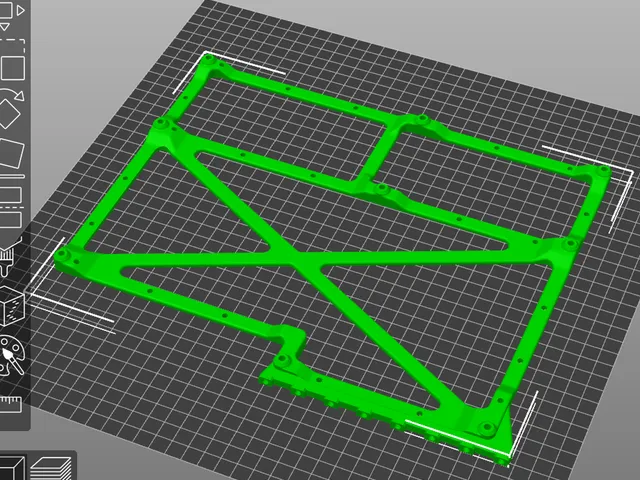 ATX Motherboard Tray with m3 heat set inserts