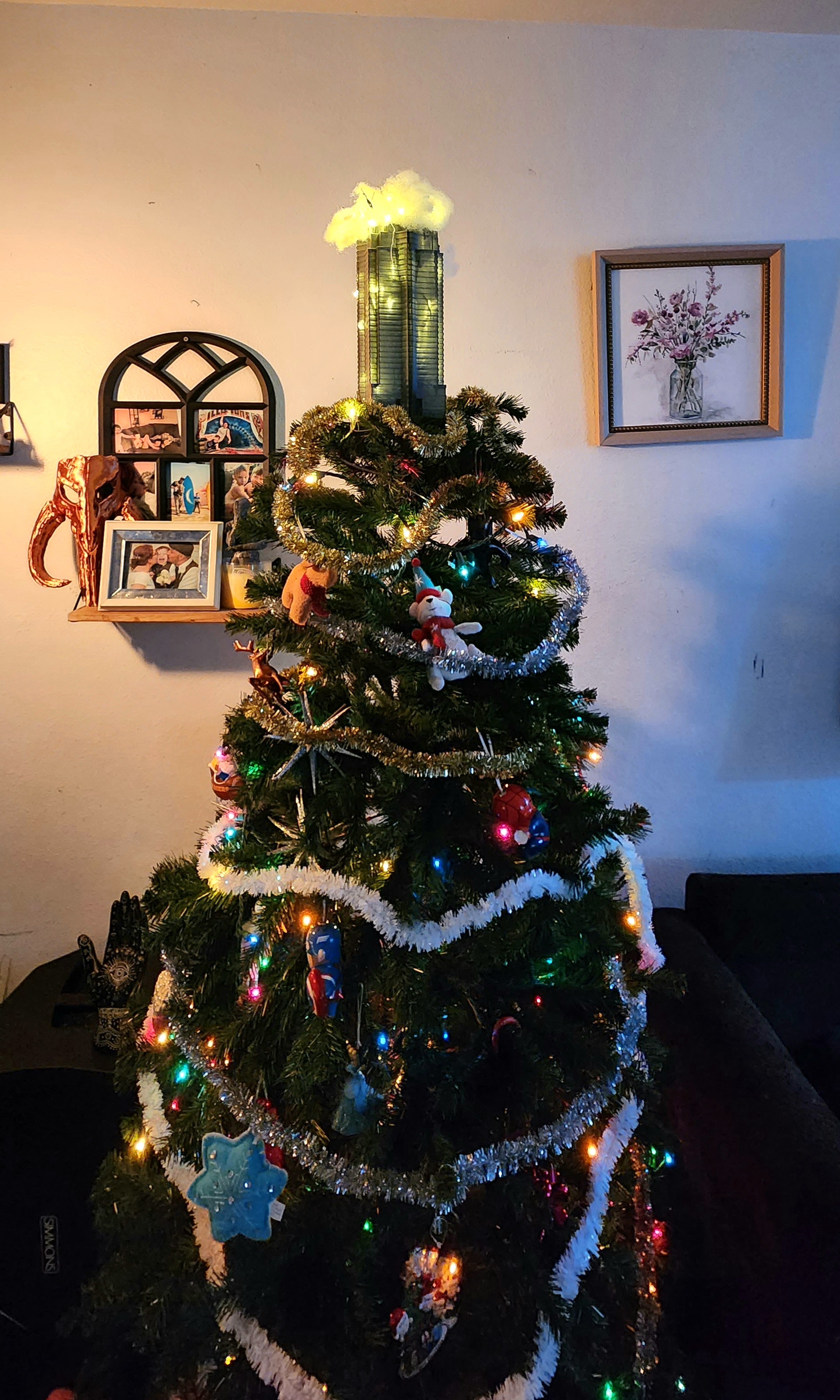 DIE HARD Nakatomi Plaza  Christmas Tree TopperWELCOME TO THE PARTY PALS!"  I designed this X-Mas Tree Topper in tribute to one of the GREATEST Christmas movies of all time!  Yes, DIE HARD is a Christmas movie!!!