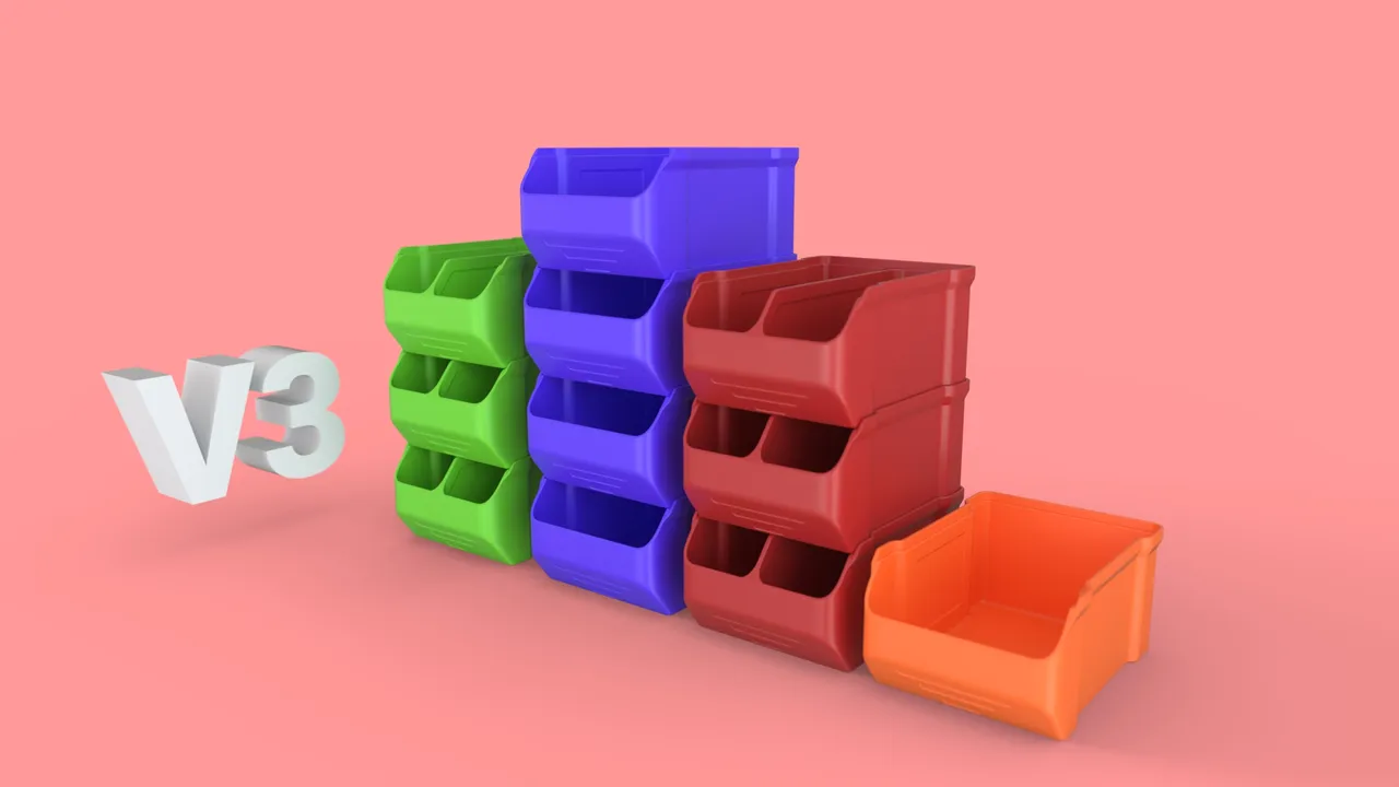 VersaVault - Stackable Storage Box by Sus Manufactory, Download free STL  model