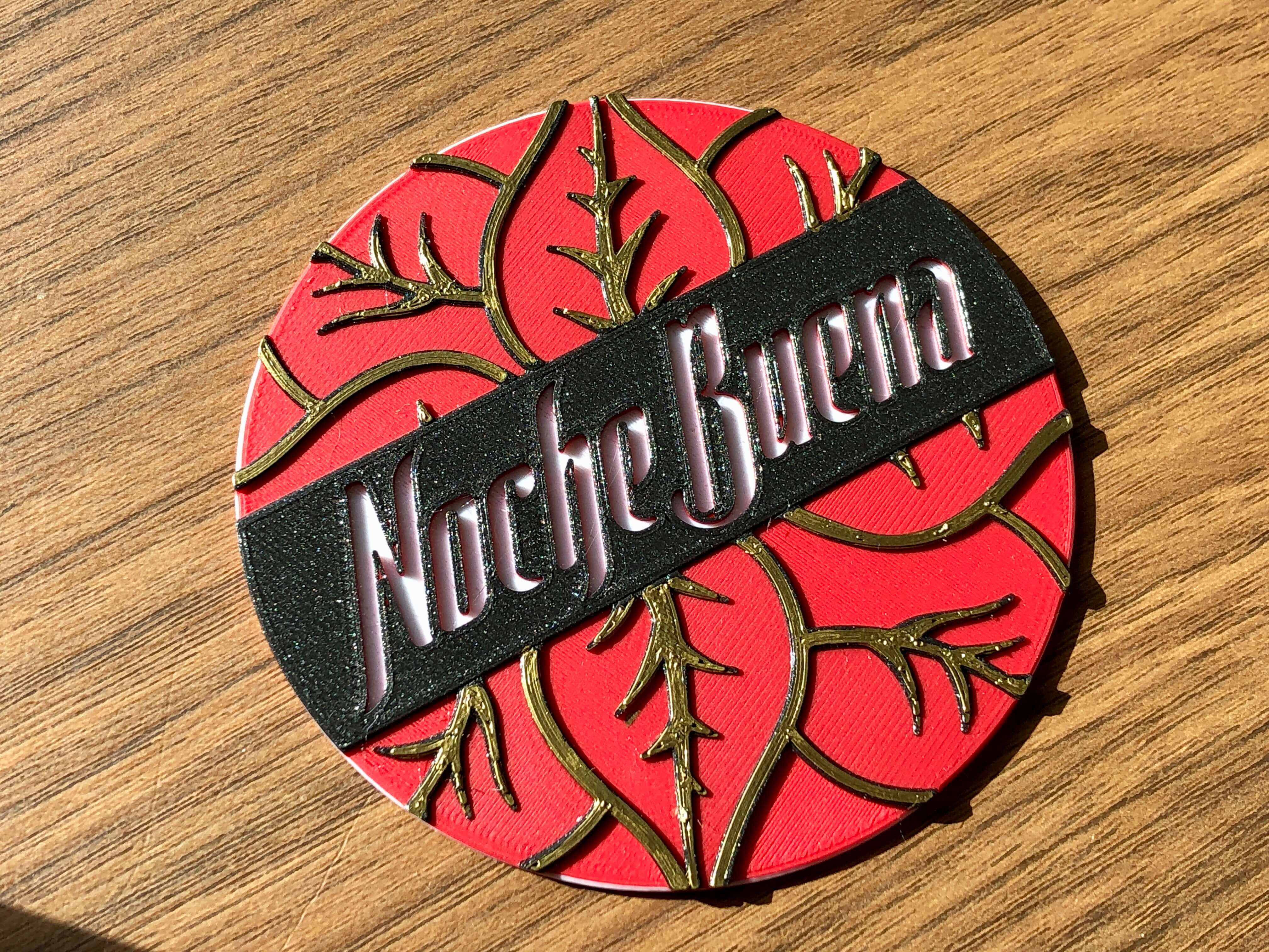 Noche Buena Beer Coaster - Mexico