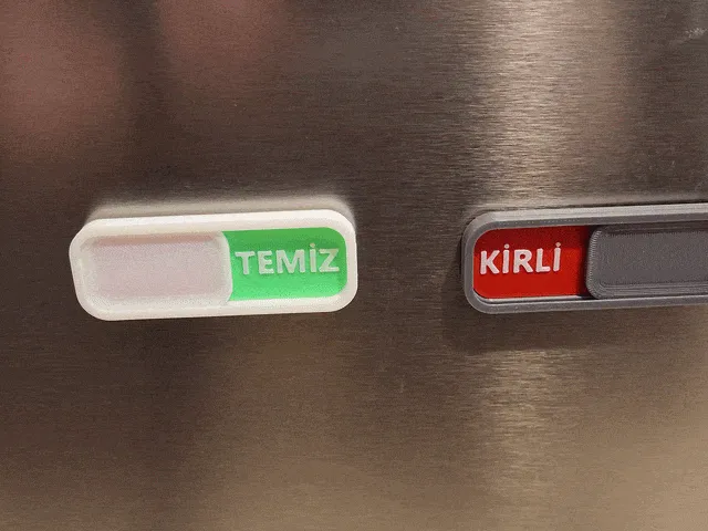 Bulaşık Makinesi Kirli/Temiz Sürgüsü(AMS'siz)