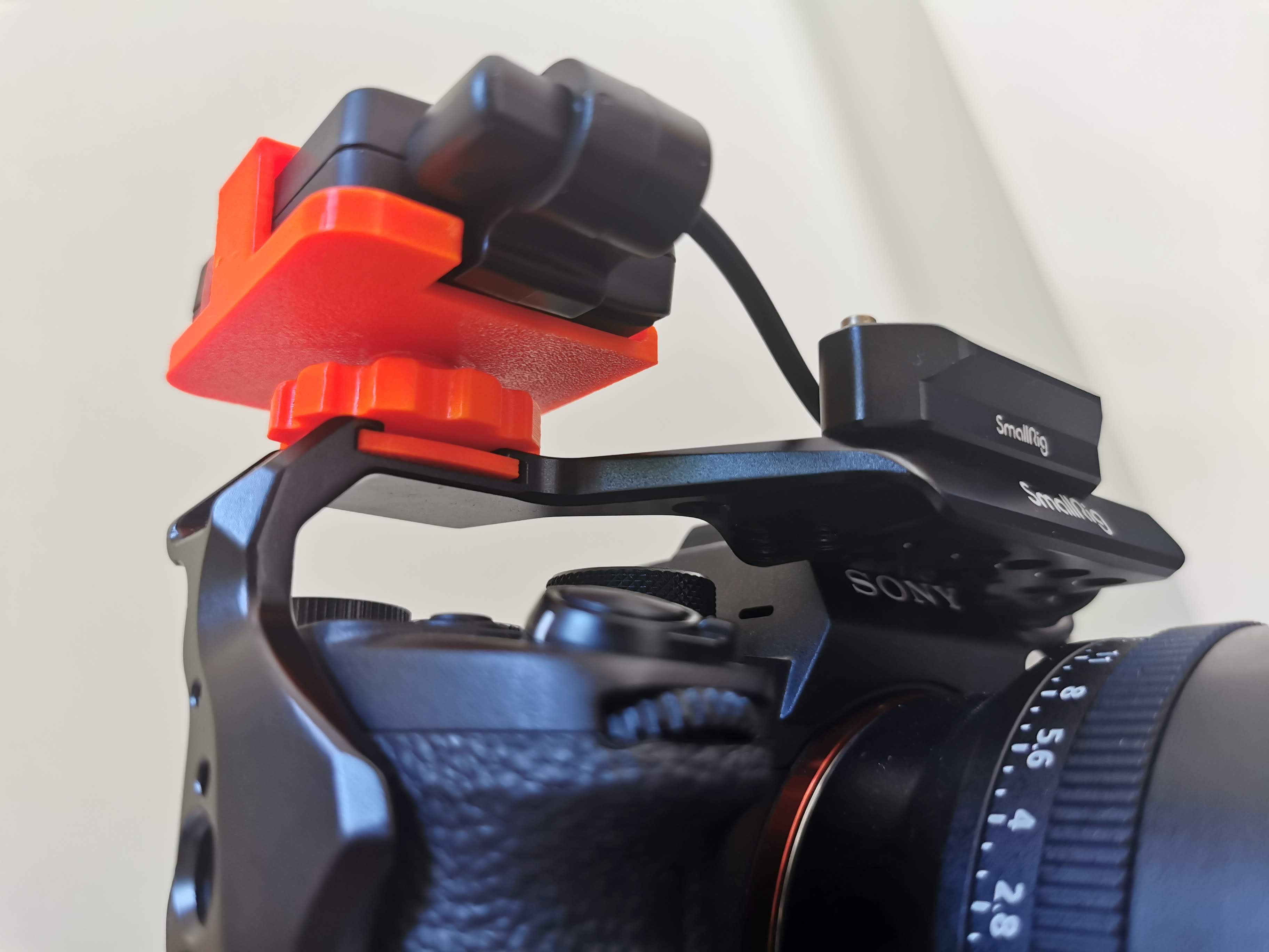 Cold shoe mount for Tentacle SYNC E
