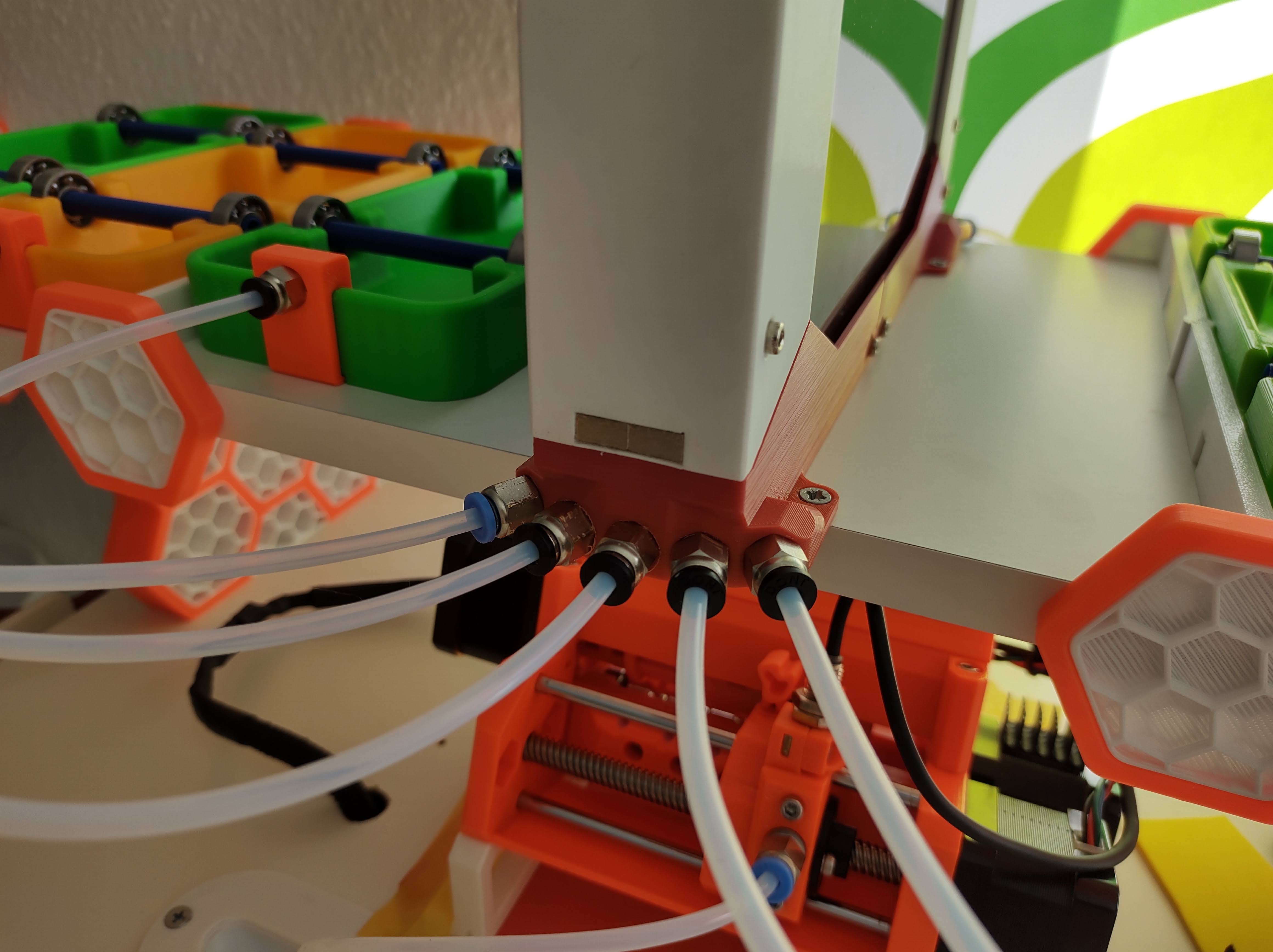 MMU2S Filament Buffer with PC4M10 Fittings by Bendermk6 Download
