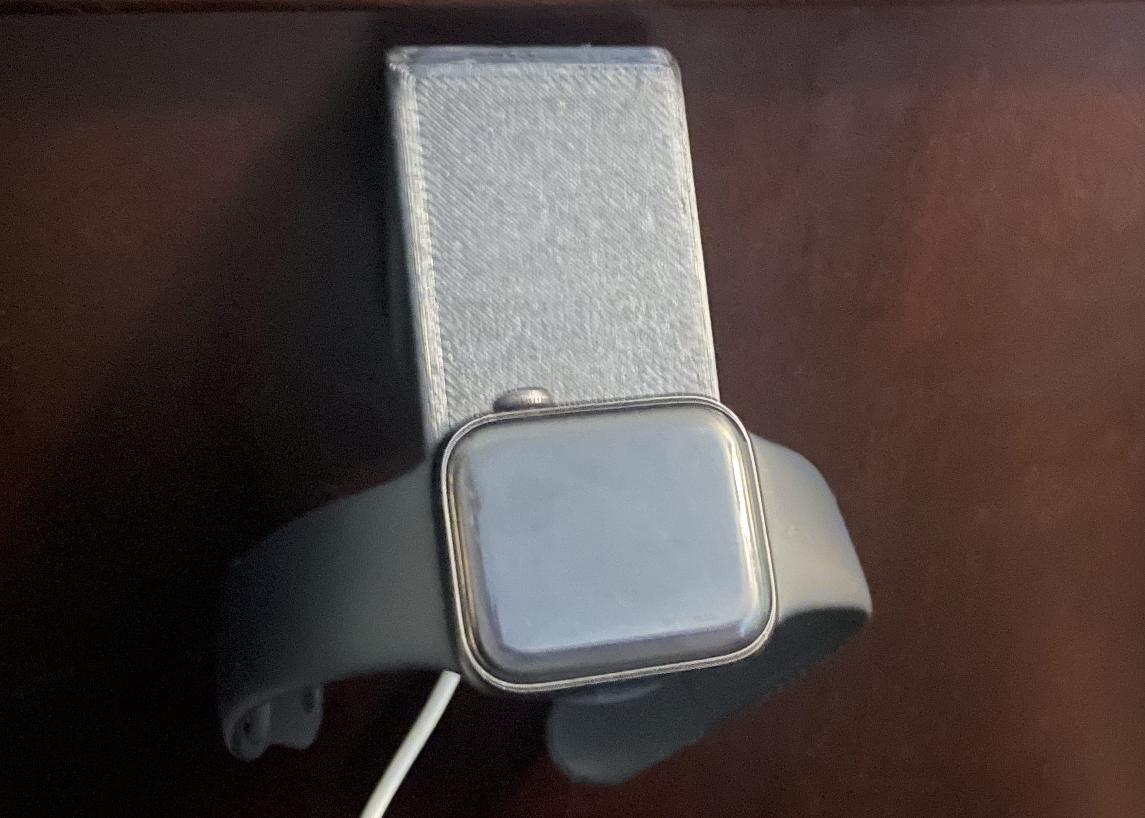 Stick On Apple Watch Charger Wall Mount by automontronic Download