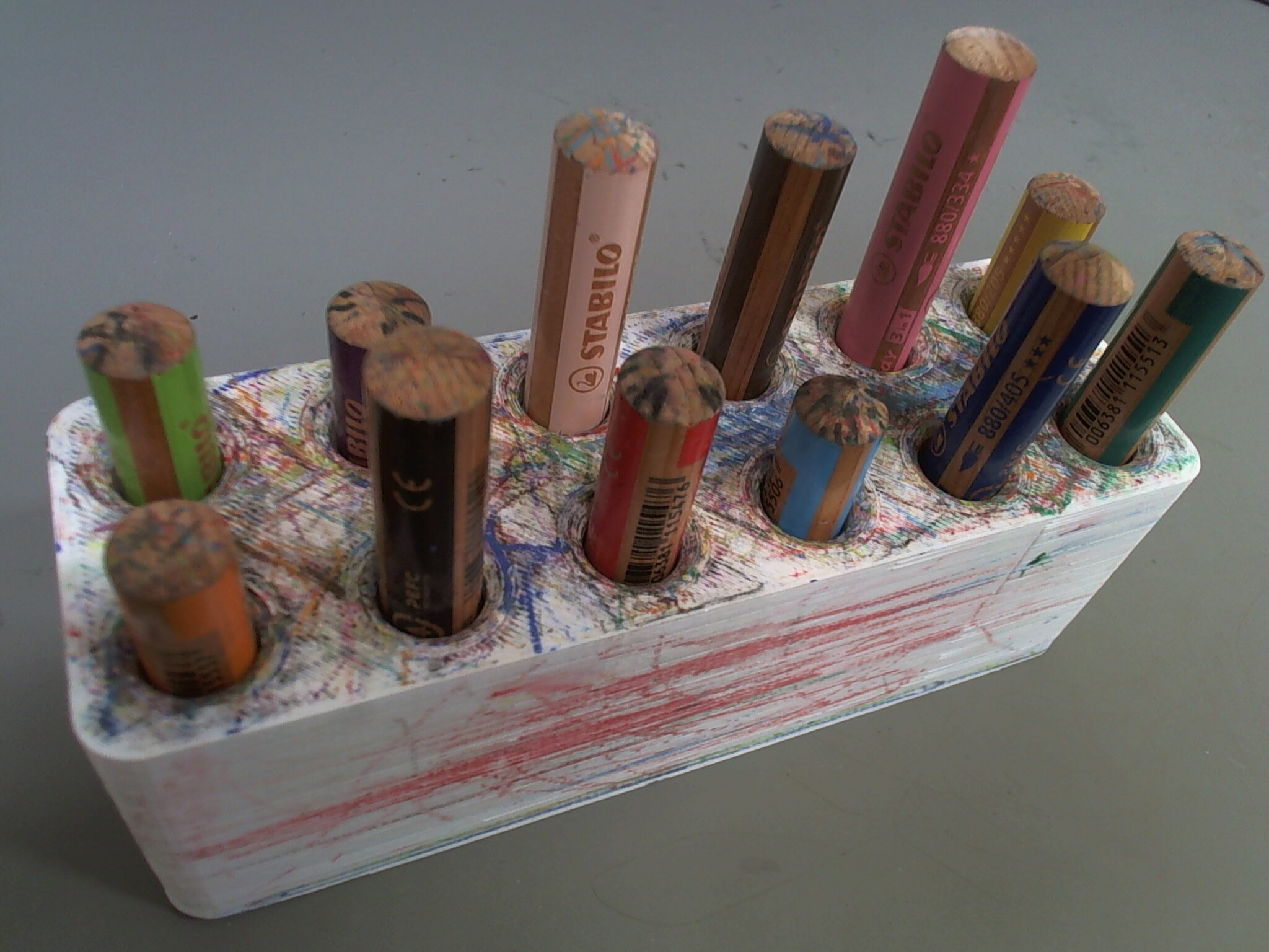 Stabilo Woody pen holder (OpenSCAD) Stabilo Woody Stifthalter